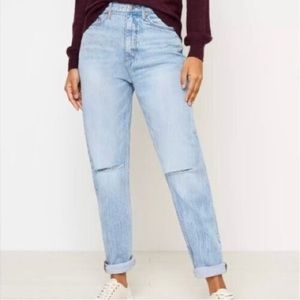 Loft denim high waist boyfriend jeans